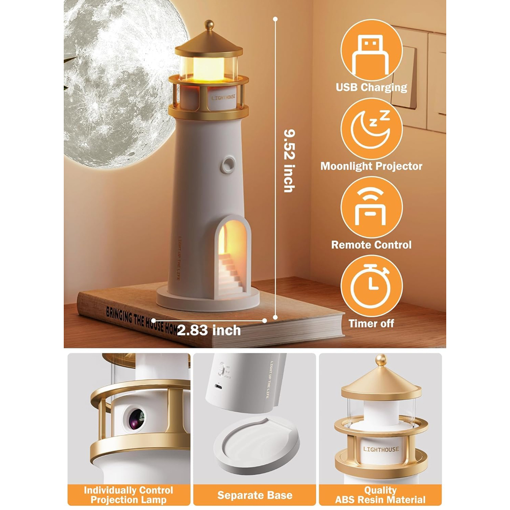 LED ambient lampa Svetionik sa BT zvucnikom JWD, daljinskim upravljac