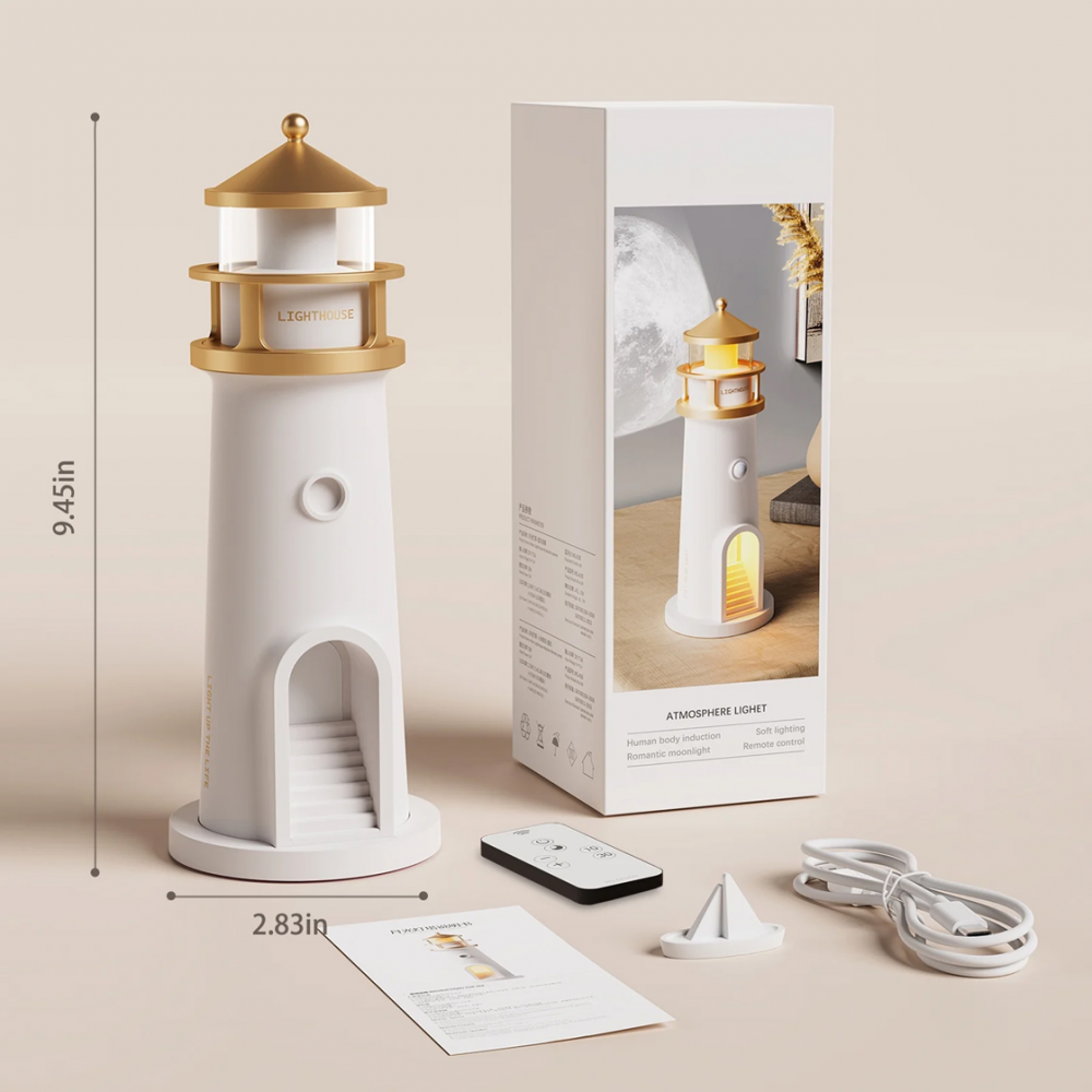 LED ambient lampa Svetionik sa BT zvucnikom JWD, daljinskim upravljac