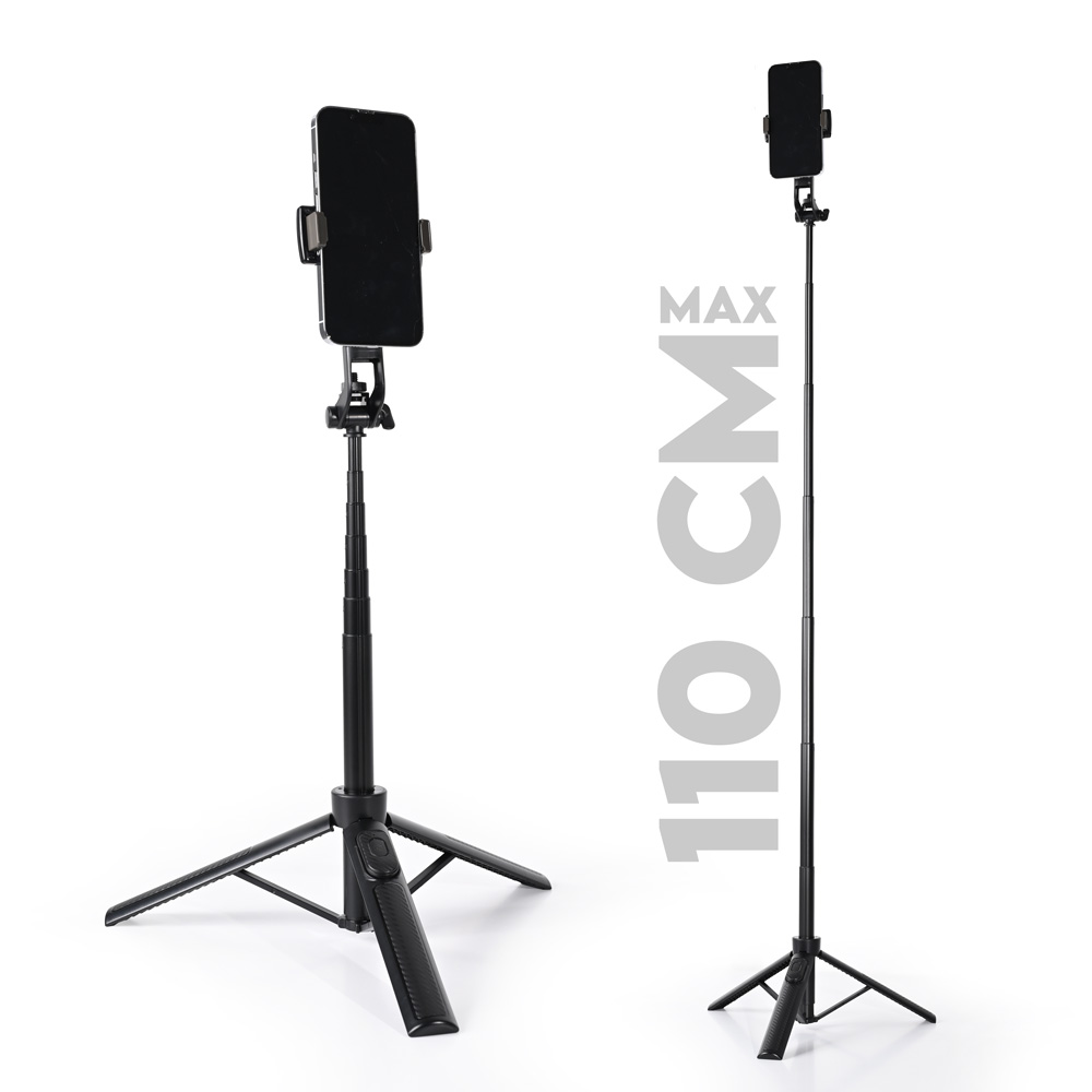 Selfie stick T1 + tripod crni