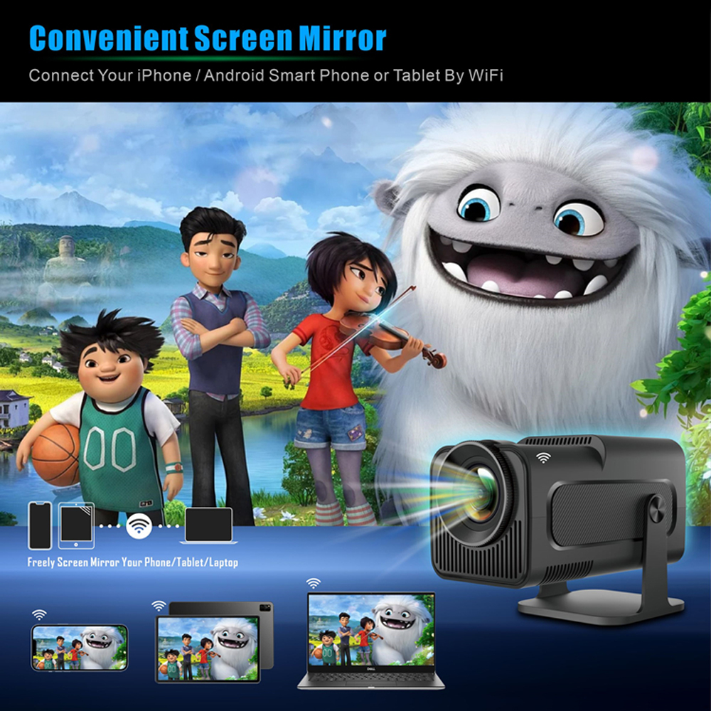 Smart projektor HY320 JWD Full HD 1080P crni
