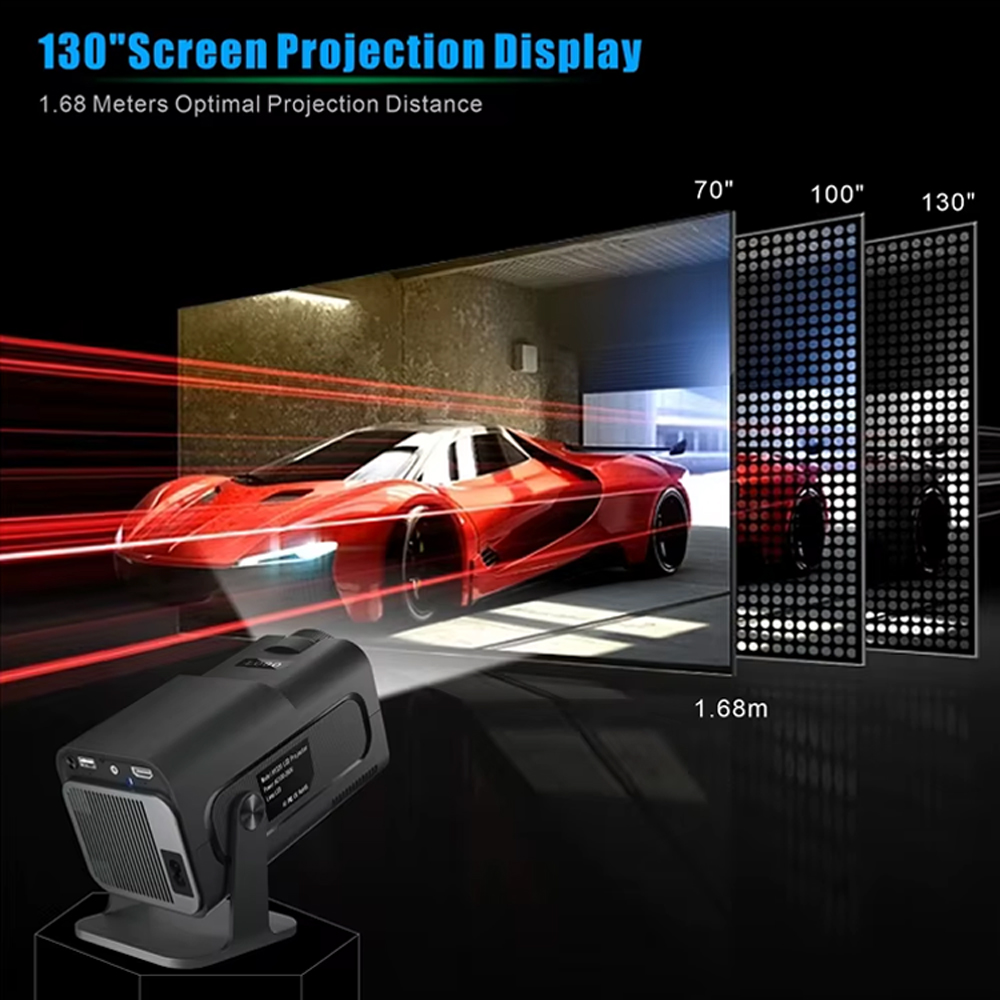 Smart projektor HY320 JWD Full HD 1080P crni