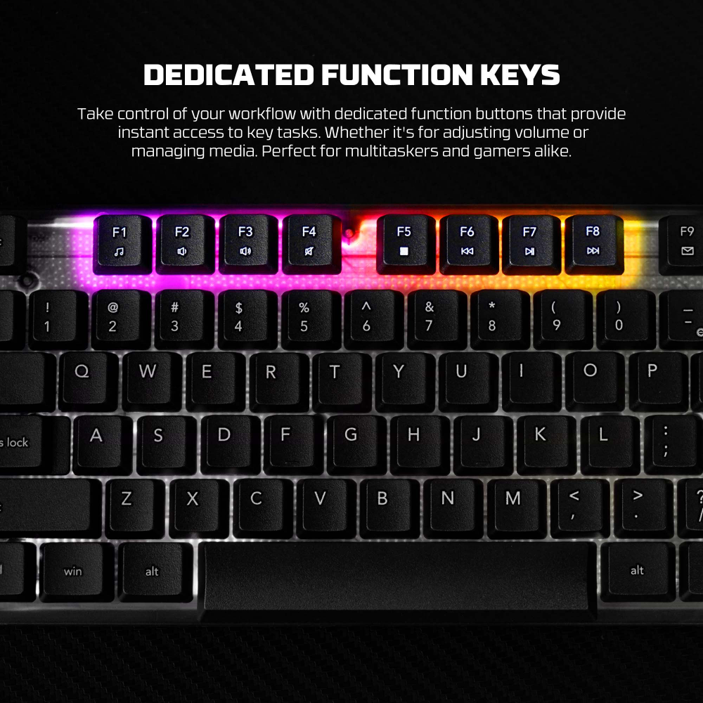 Tastatura Gaming Fantech K515S Shikari S crna