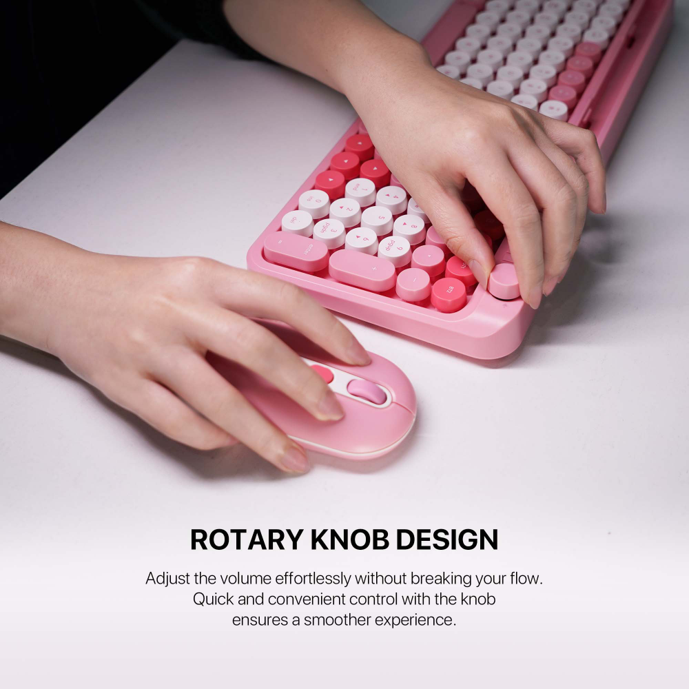 Combo mis tastatura wireless Fantech WK-899 GO mochi101 ljubicasta