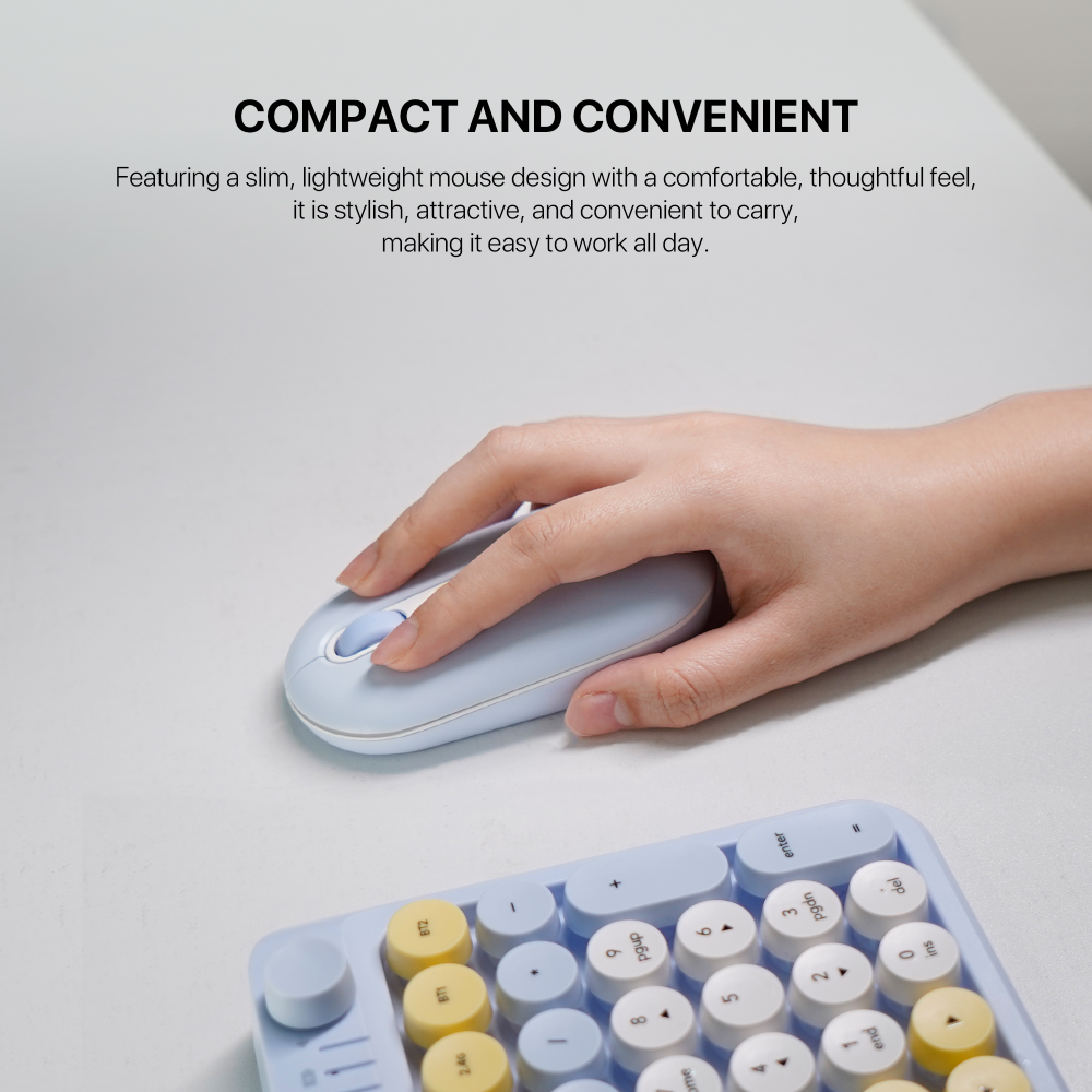 Combo mis tastatura wireless Fantech WK-899 GO mochi101 ljubicasta