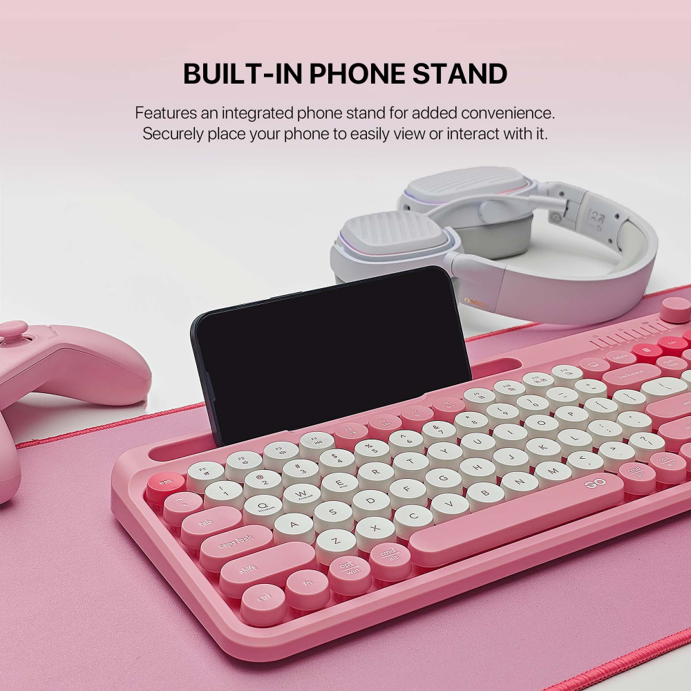 Combo mis tastatura wireless Fantech WK-899 GO mochi101 ljubicasta