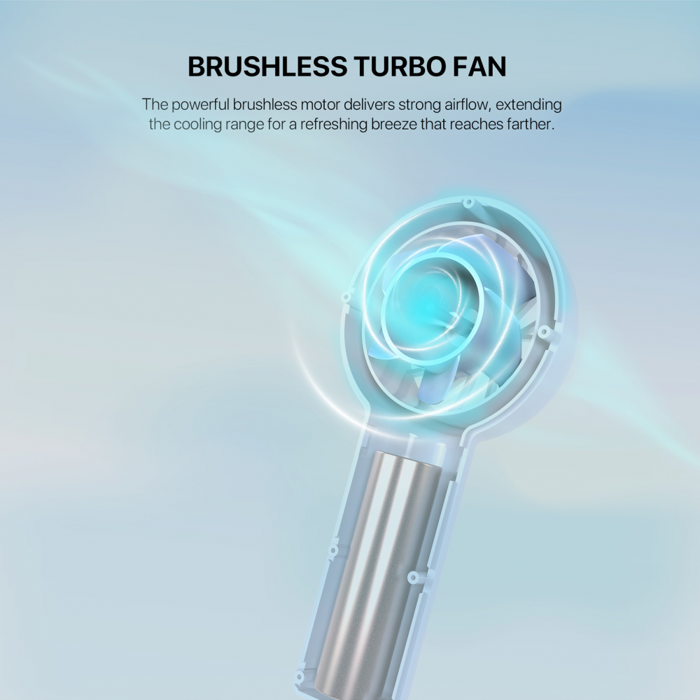 Rucni ventilator Fantech PAC1 beli