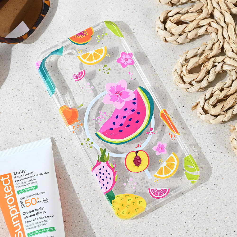 Torbica Print Magsafe za Samsung S911B Galaxy S23 Summer Fruits