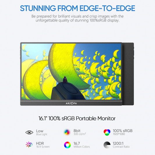 Eksterni prenosni monitor Arzopa Z1C 16,1 inch FHD sRGB100