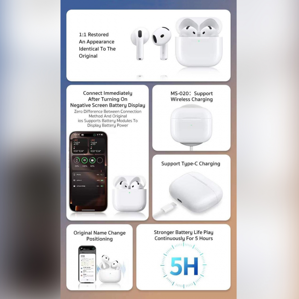 Bluetooth slusalice Coteci MS-020 bele