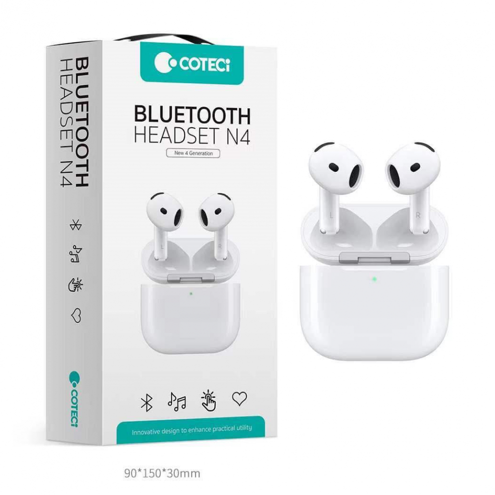 Bluetooth slusalice Coteci MS-020 bele