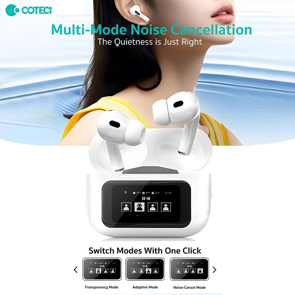 Bluetooth slusalice Coteci MS-028 AI bele