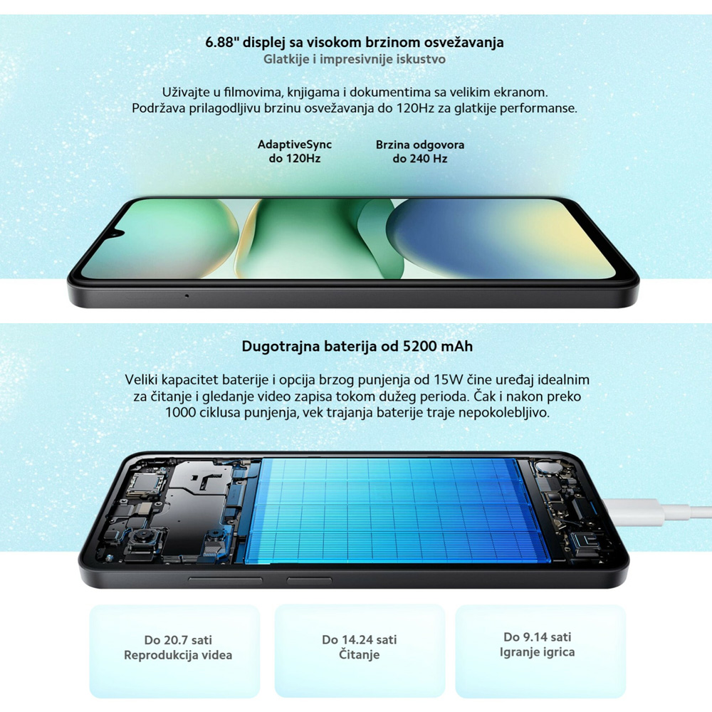 Mobilni telefon Xiaomi Redmi A5 6.88" 4/128 plavi