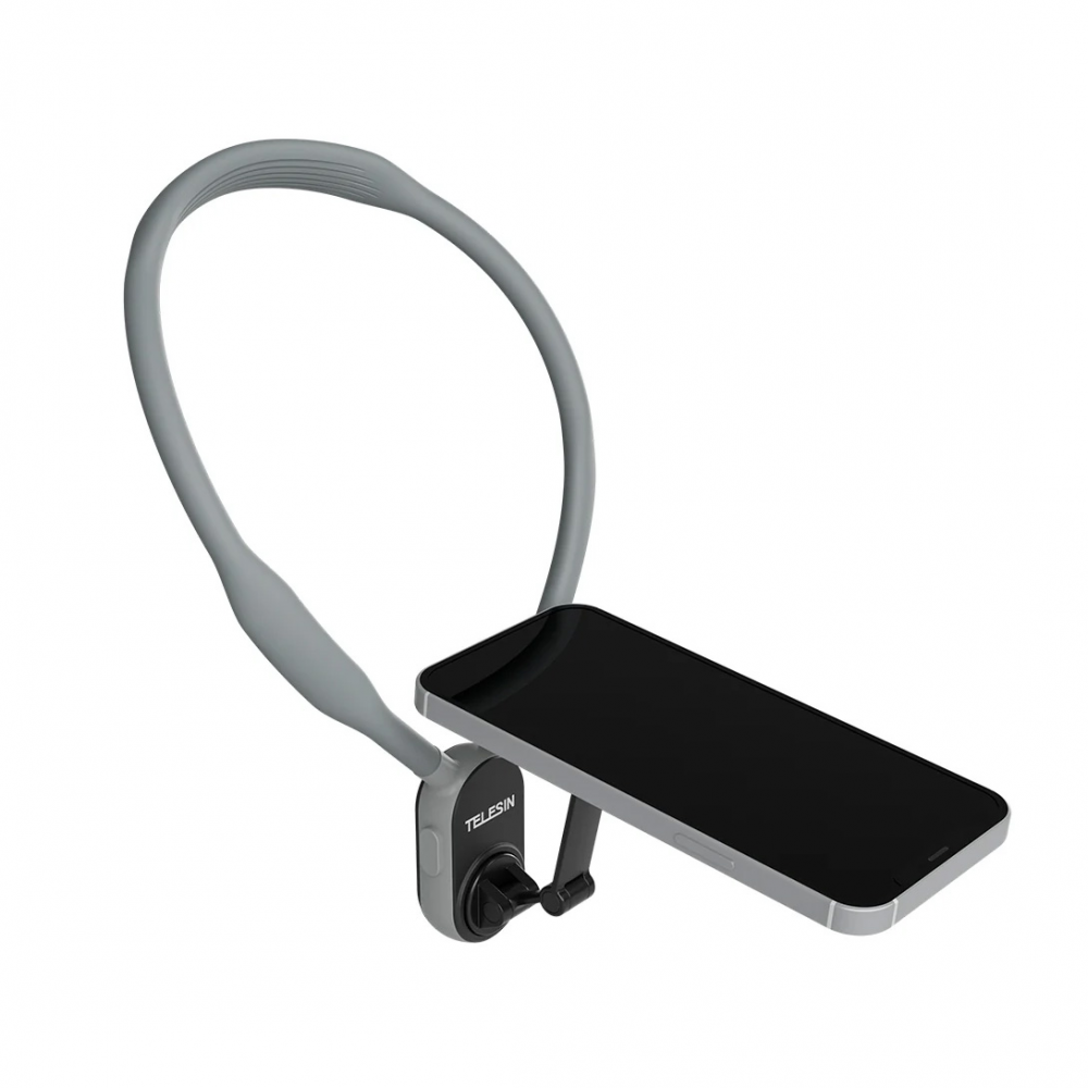 Okovratni drzac za mobilni telefon magnetic sivi