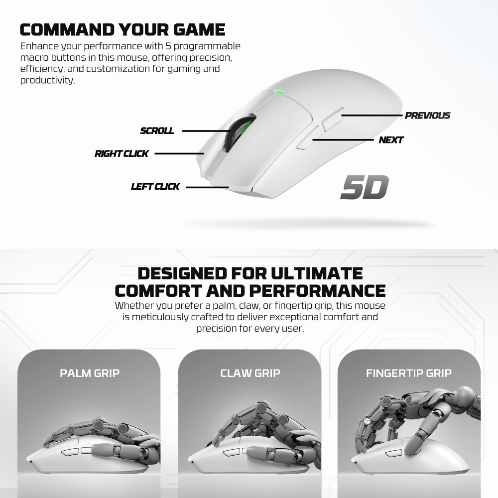 Mis Wireless Gaming Fantech WG13E Tanto E Space Edition