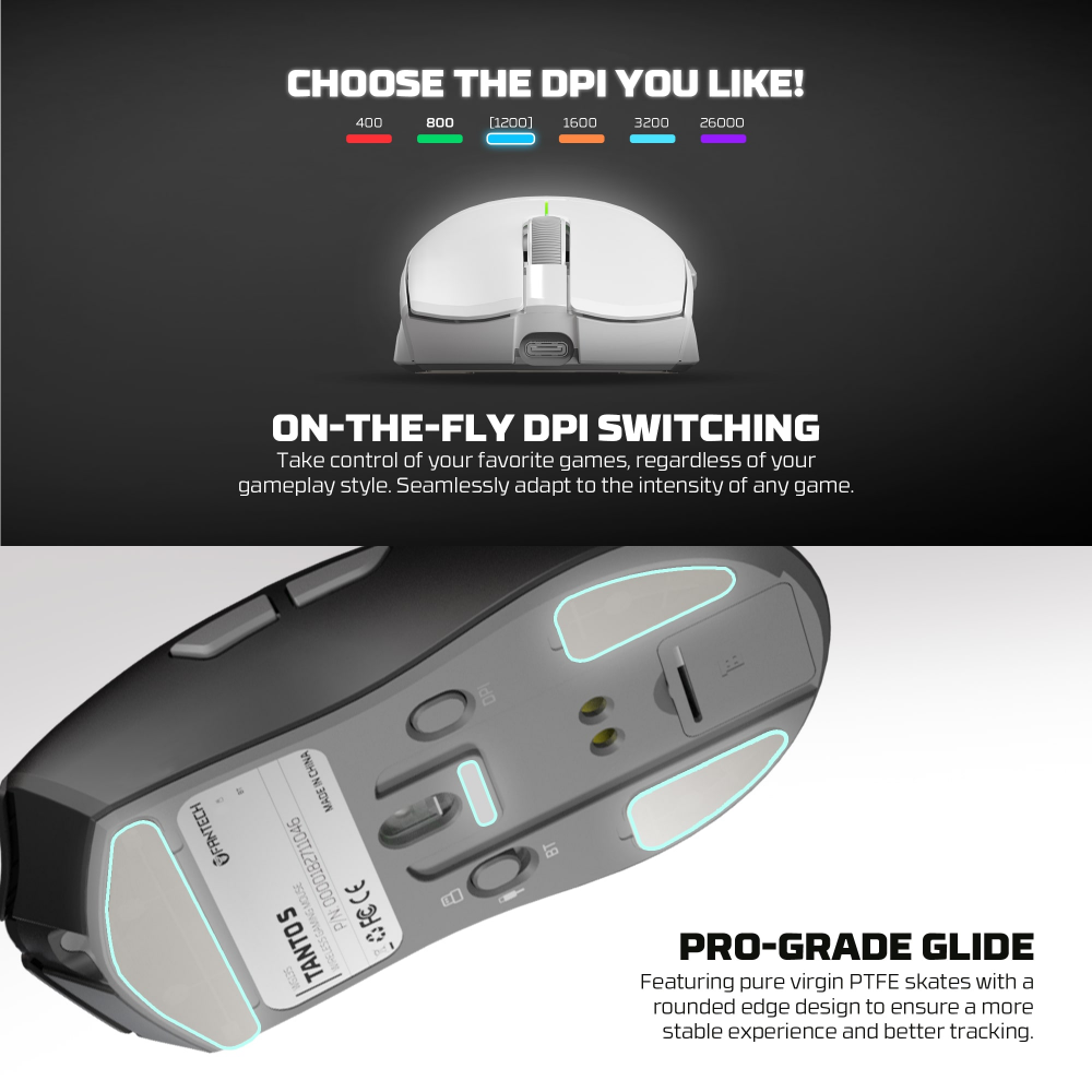 Mis Wireless Gaming Fantech WG13S Tanto S crni