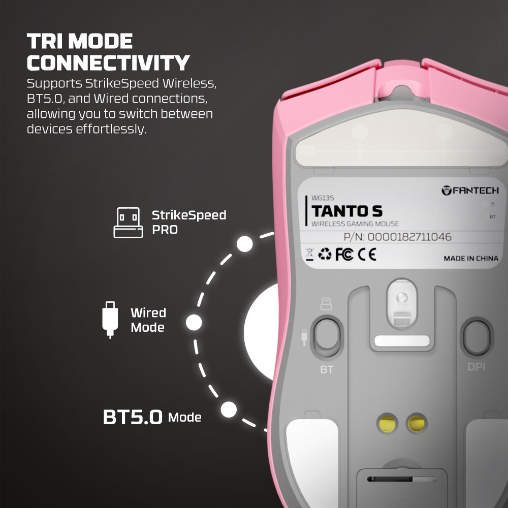 Mis Wireless Gaming Fantech WG13S Tanto S Space Edition