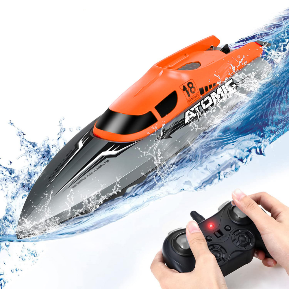 RC Gliser na daljinsko upravljanje JWD 601 Sivo narandzasti 2.4Gh