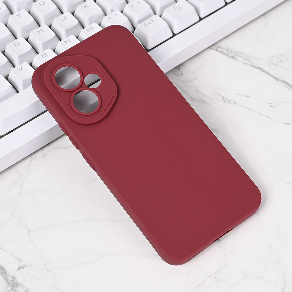 Torbica Silikon Pro Camera za Honor 400 bordo
