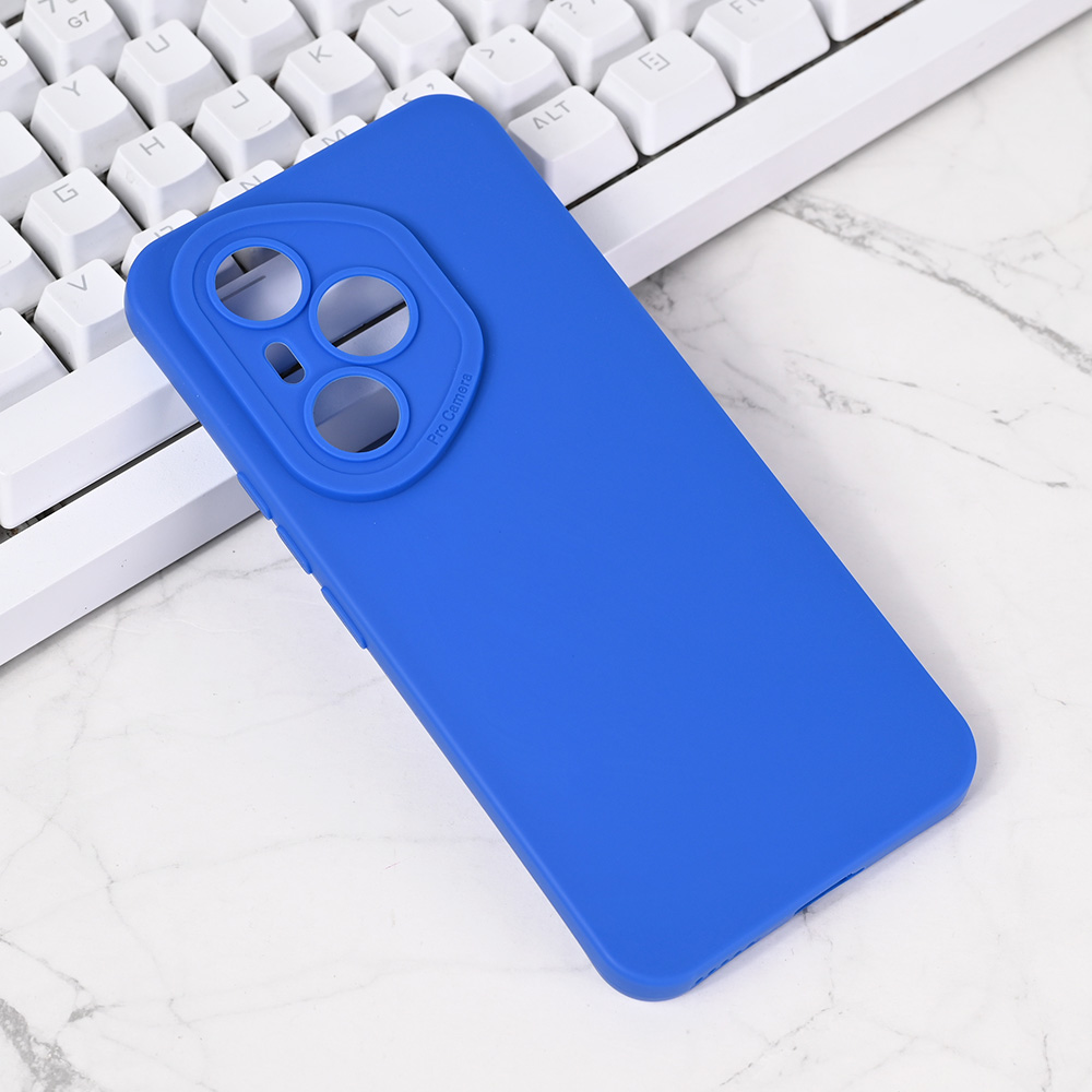 Torbica Silikon Pro Camera za Honor 400 Pro plava