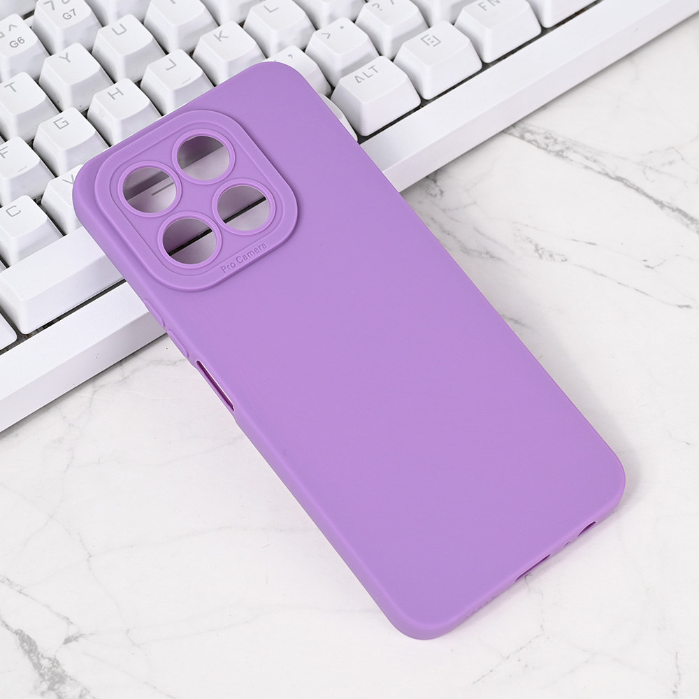 Torbica Silikon Pro Camera za Honor X6c ljubicasta