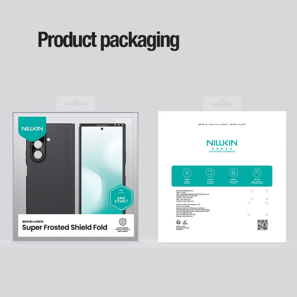 Torbica Nillkin Scrub Fold za Samsung F966B Galaxy Z Fold 7 crna