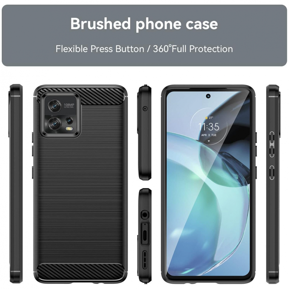 Torbica Defender Safeguard za Motorola Moto G72 crna