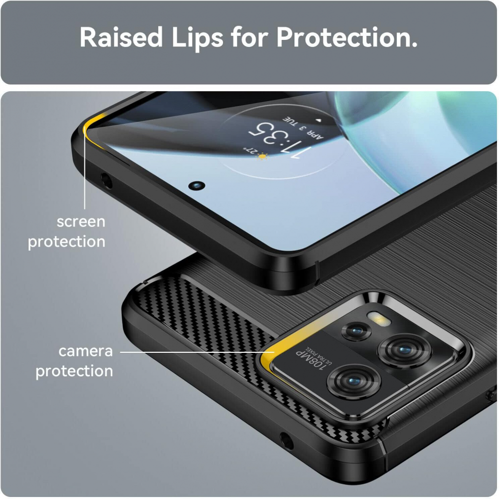 Torbica Defender Safeguard za Motorola Moto G72 crna