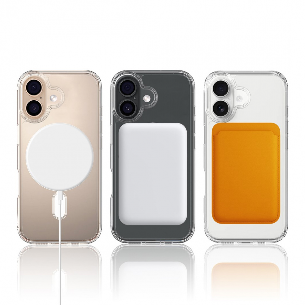 Torbica Magsafe za iPhone 17 6.3 transparent