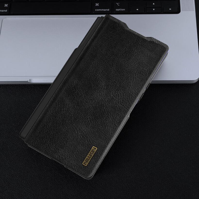 Torbica Nillkin Qin Pro Leather za Samsung F966B Galaxy Z Fold 7 crna (with pen)