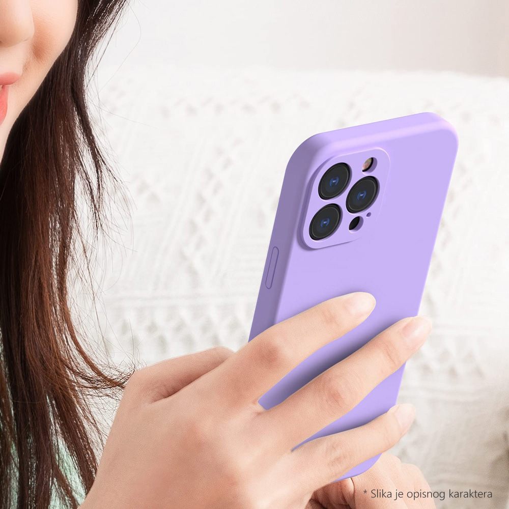 Torbica Teracell Soft Velvet za iPhone 17 6.3 ljubicasta