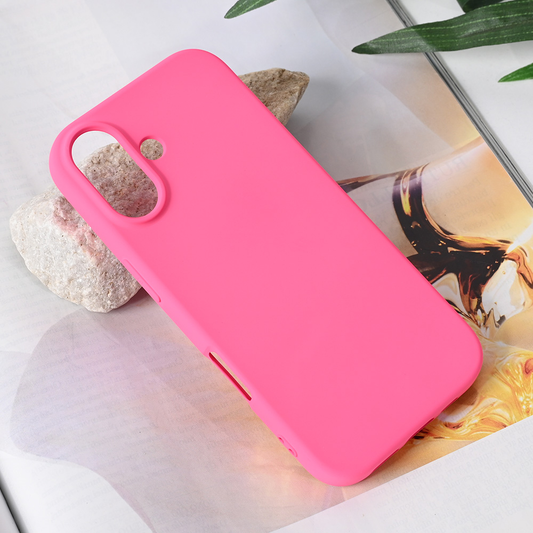 Torbica Teracell Soft Velvet za iPhone 17 6.3 pink