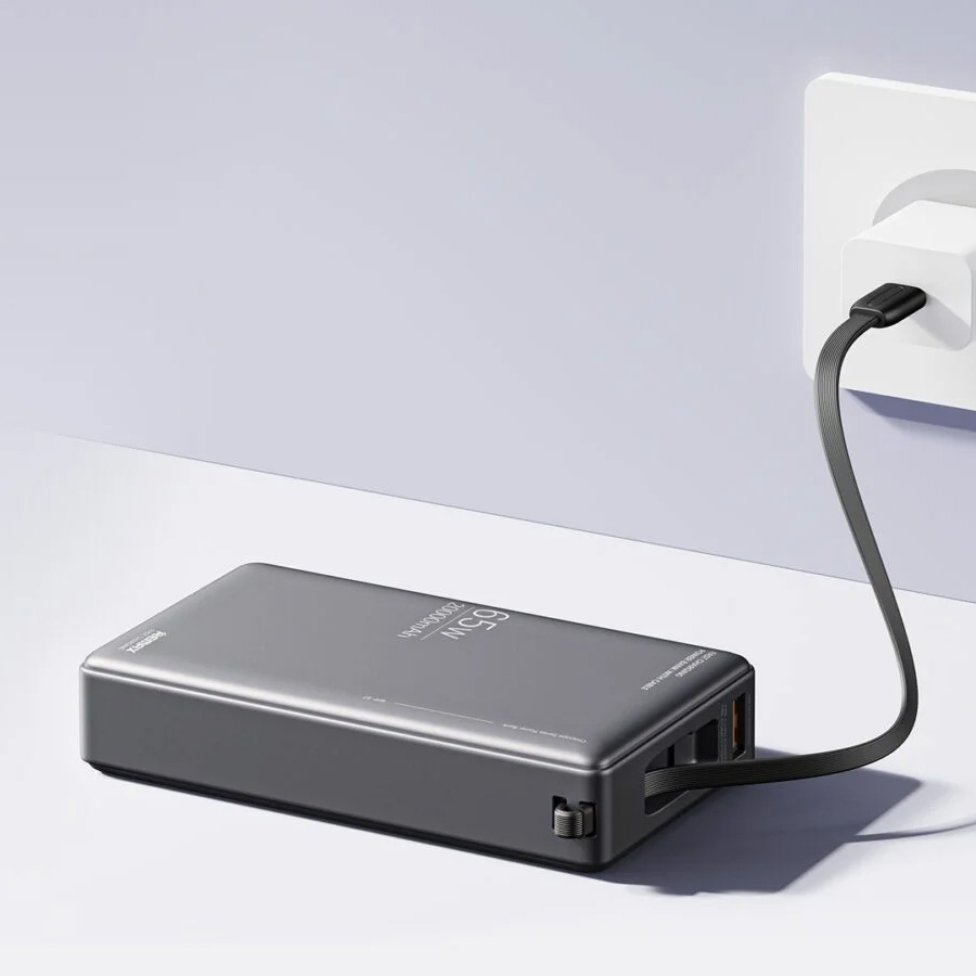 Power bank prenosiva baterija REMAX Wingle Series RPP-87 65W+22.5W Fast Charging 20000 mAh crni
