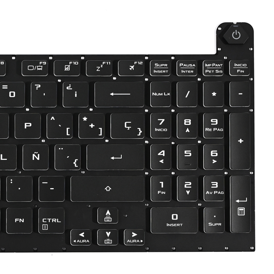 Tastatura za laptop Asus ROG Strix Scar III G512 G531 G532 veliki enter pozadinsko osvetljenje