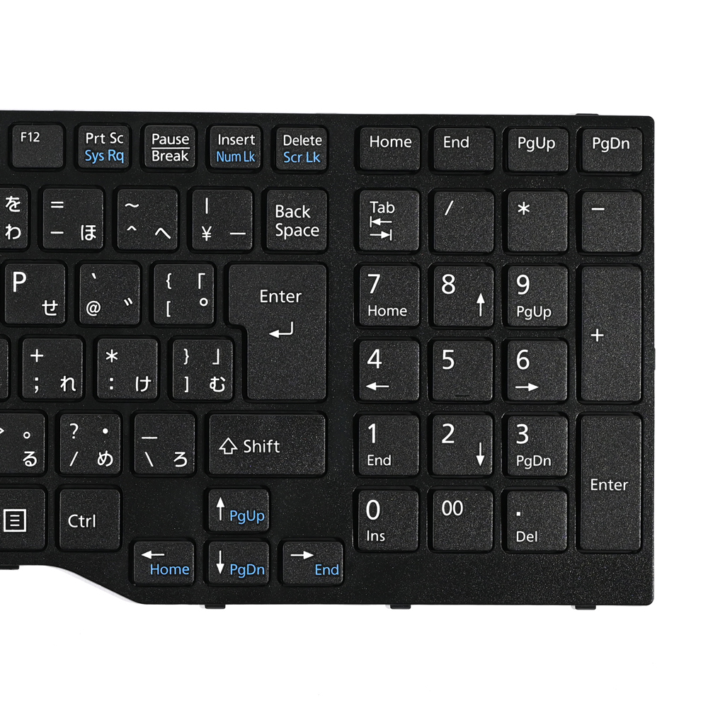 Tastatura za laptop Fujitsu AH544 AH564 AH574 AH53M AH42 AH555 srebrni frame sa misem