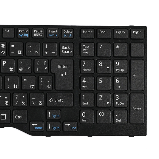 Tastatura za laptop Fujitsu AH544 AH564 AH574 AH53M AH42 AH555 srebrni frame sa misem