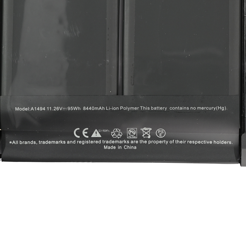 Baterija za laptop Apple A1494 A1398 95WH HQ2200 M