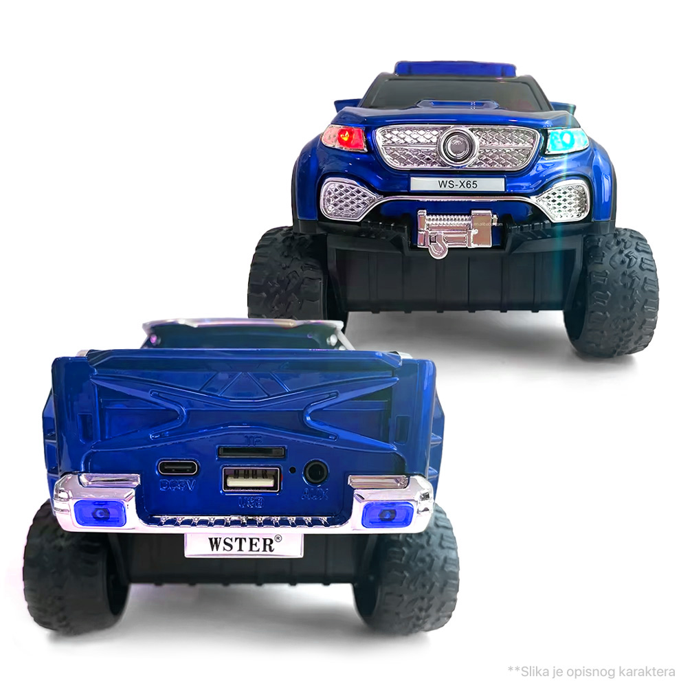Bluetooth zvucnik WS-X65 plavi