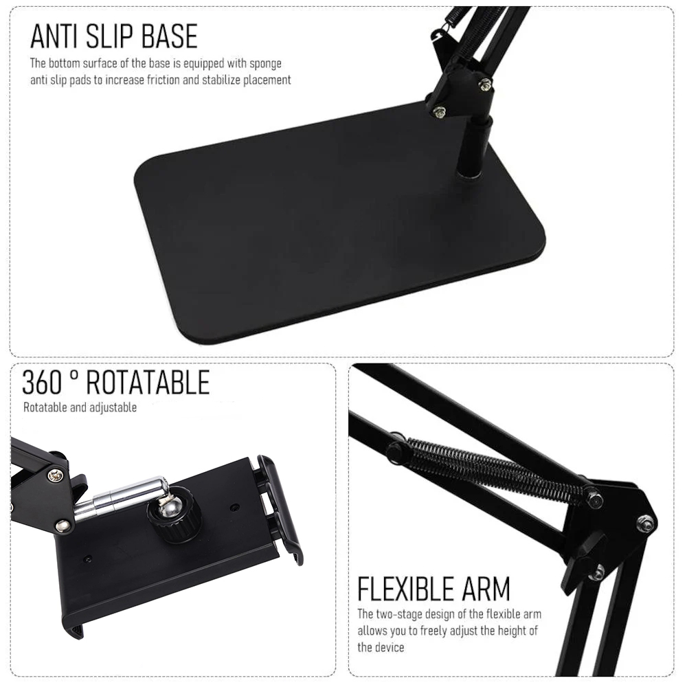 Desktop drzac za tablet J4 crni
