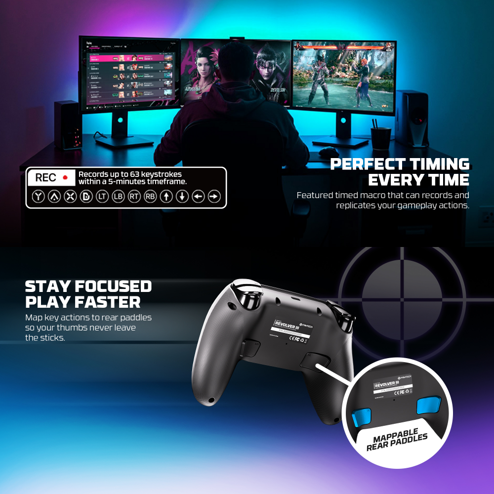 Joypad wireless Fantech WGP12S Revolver III crni