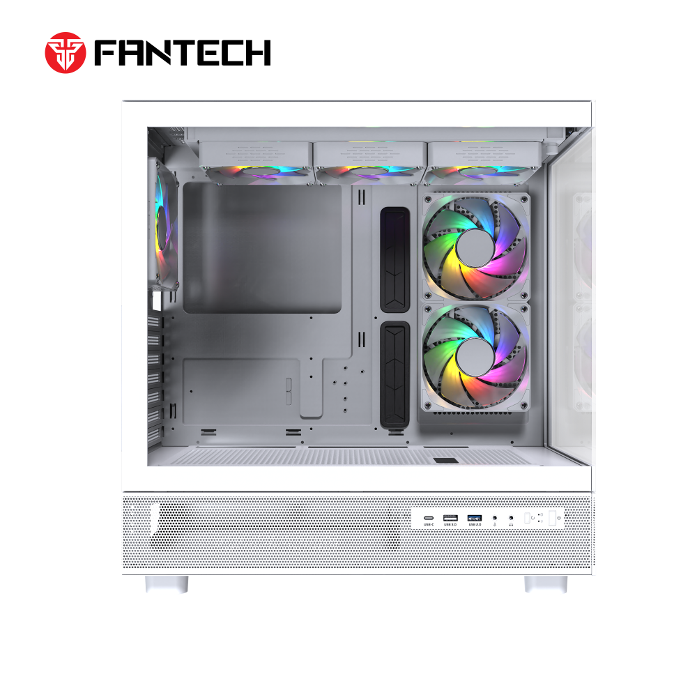 Kuciste Gaming Fantech CG86 Lumina L belo