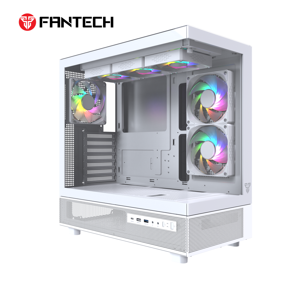Kuciste Gaming Fantech CG86 Lumina L belo