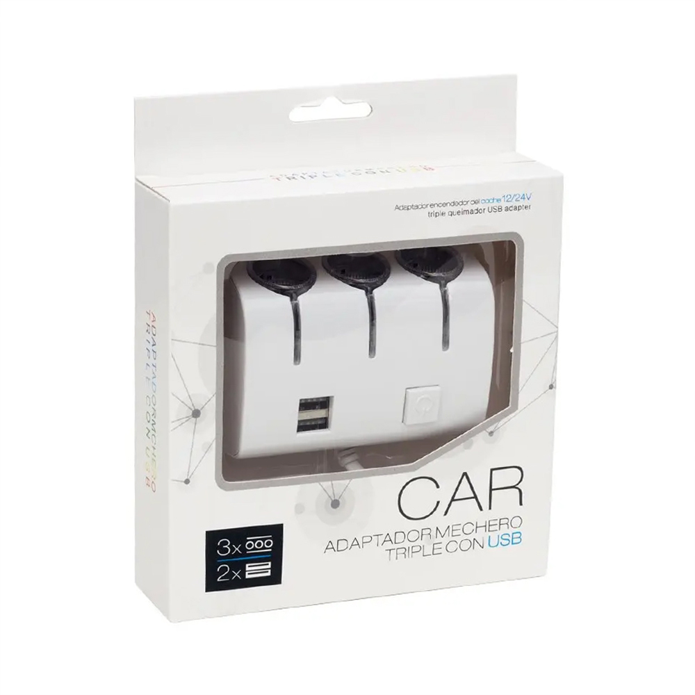 Adapter JWD uticnica za auto 1 na 3