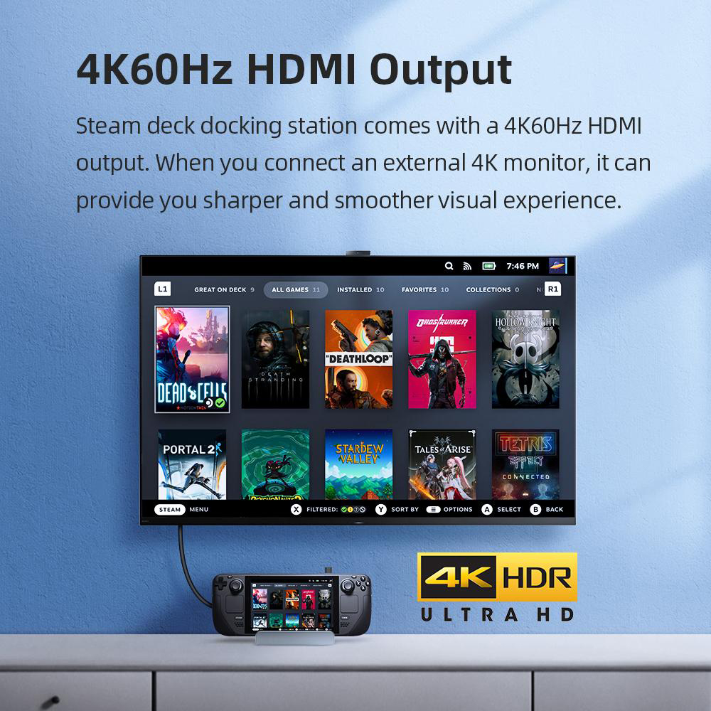 Adapter Type C JWD-TC58 na LAN, PD, HDMI, 3x USB 3.0 6 u 1 sivi