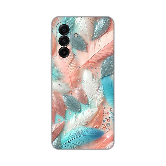 Torbica Silikonska Print za Samsung A175F Galaxy A17 Pastel Feathers