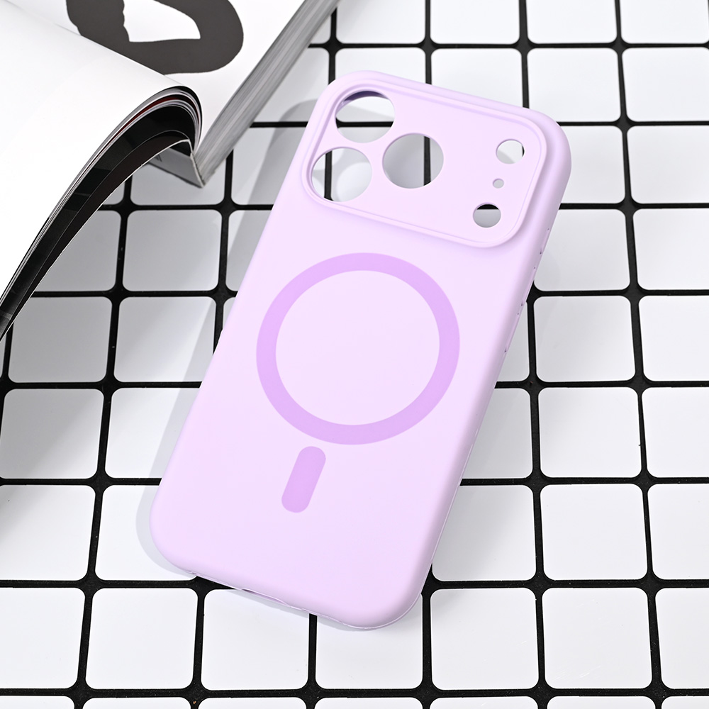 Torbica Magsafe Pure color za iPhone 17 Pro 6.3 lila