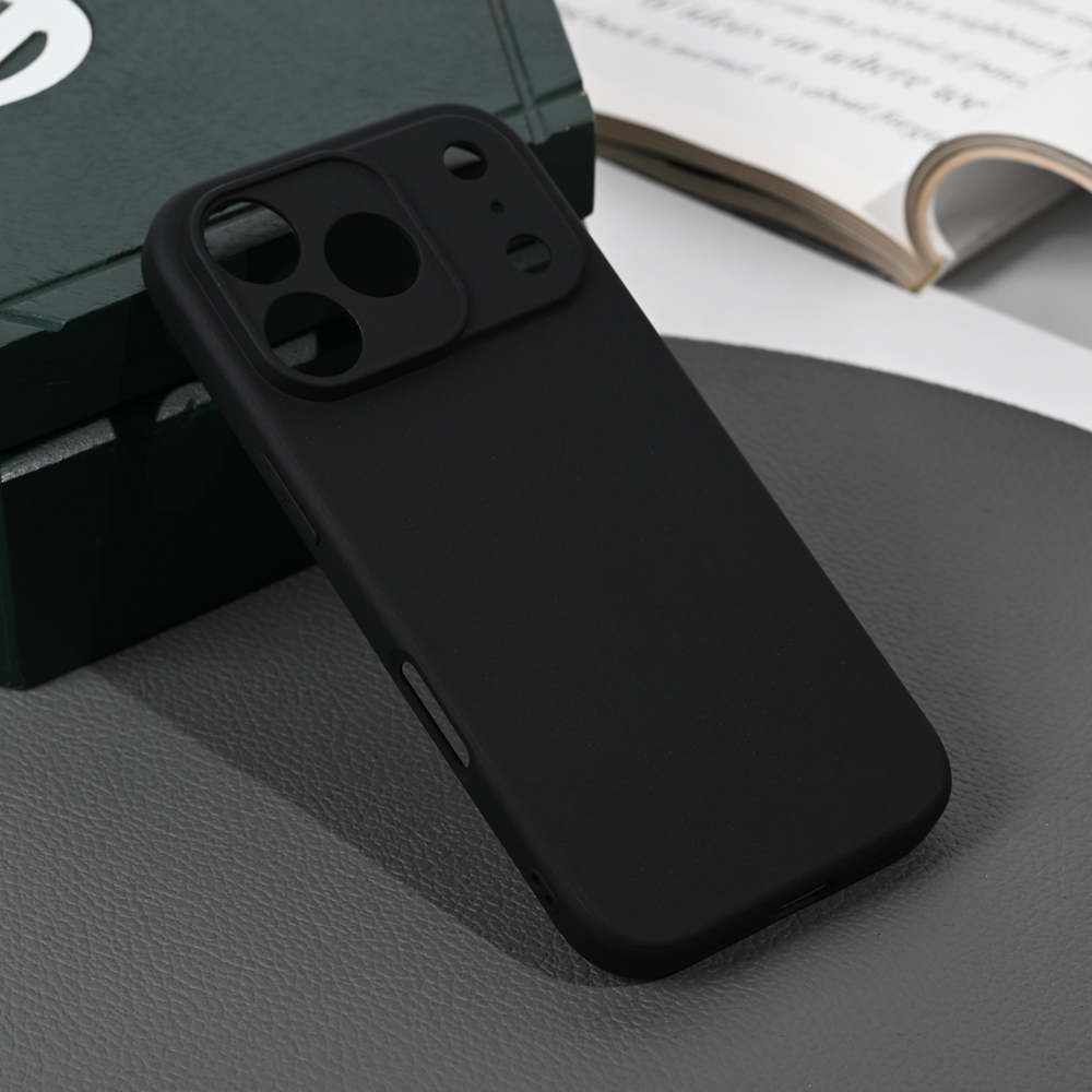 Torbica silikonska Skin za iPhone 17 Pro 6.3 mat crna