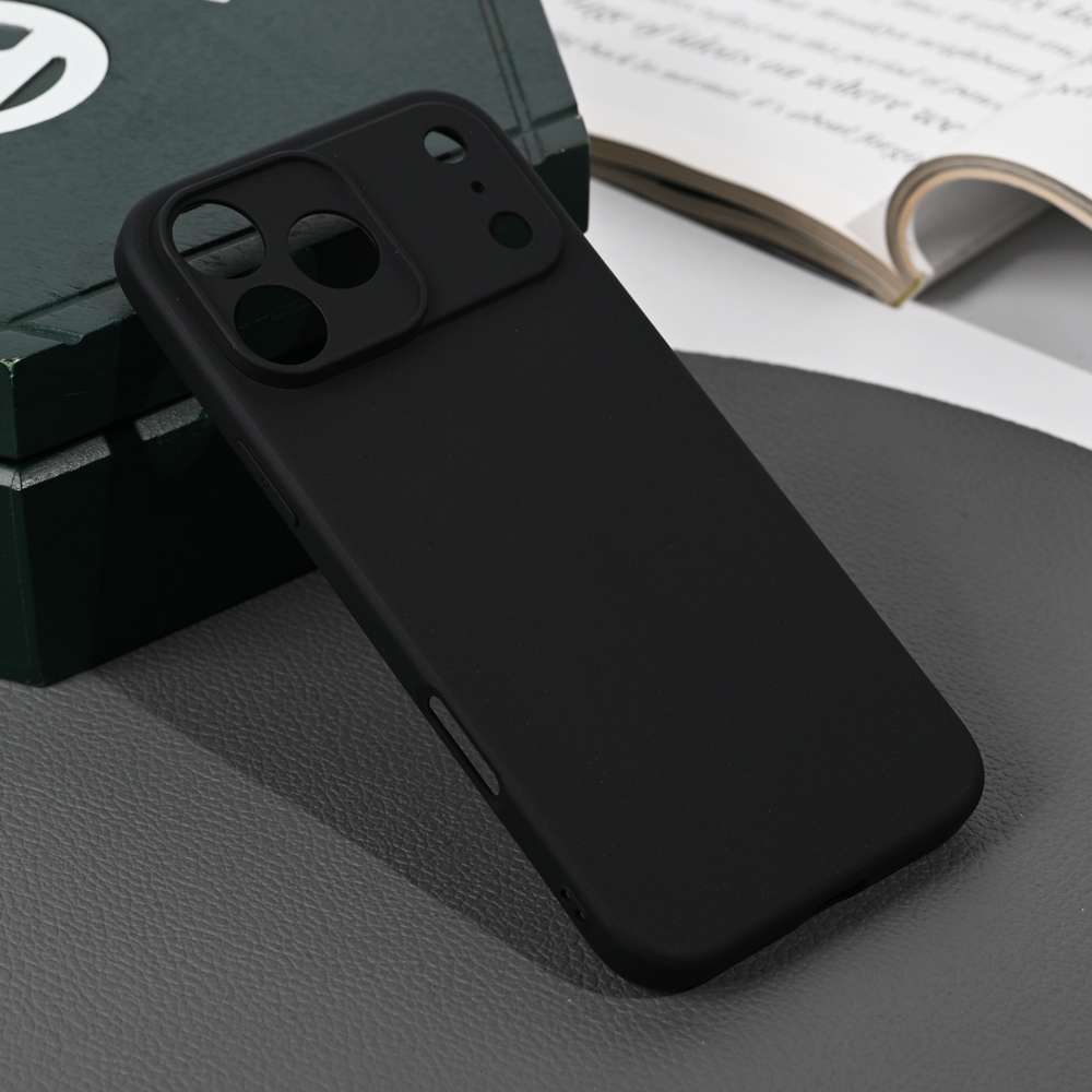 Torbica silikonska Skin za iPhone 17 Pro Max 6.9 mat crna