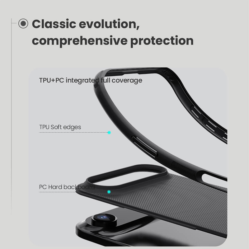 Torbica Nillkin Scrub Pro za iPhone 17 Air 6.6 crna