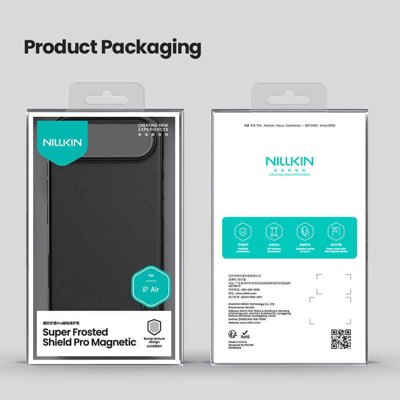 Torbica Nillkin Scrub Pro za iPhone 17 Air 6.6 crna