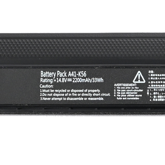 Baterija za laptop Asus A41-K56 14.8V 2200mAh HQ2200 B